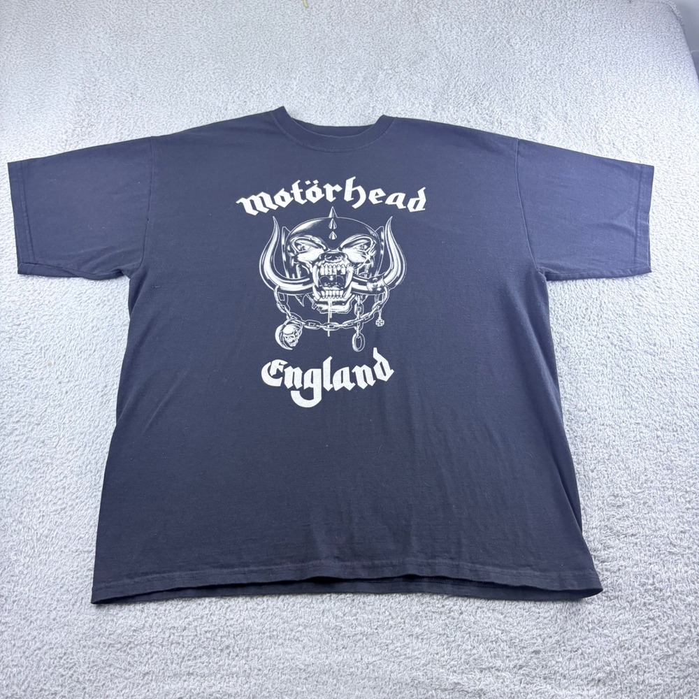 Motorhead England Band Graphic Tee Rock Music Casual Short Sleeve T Shirt